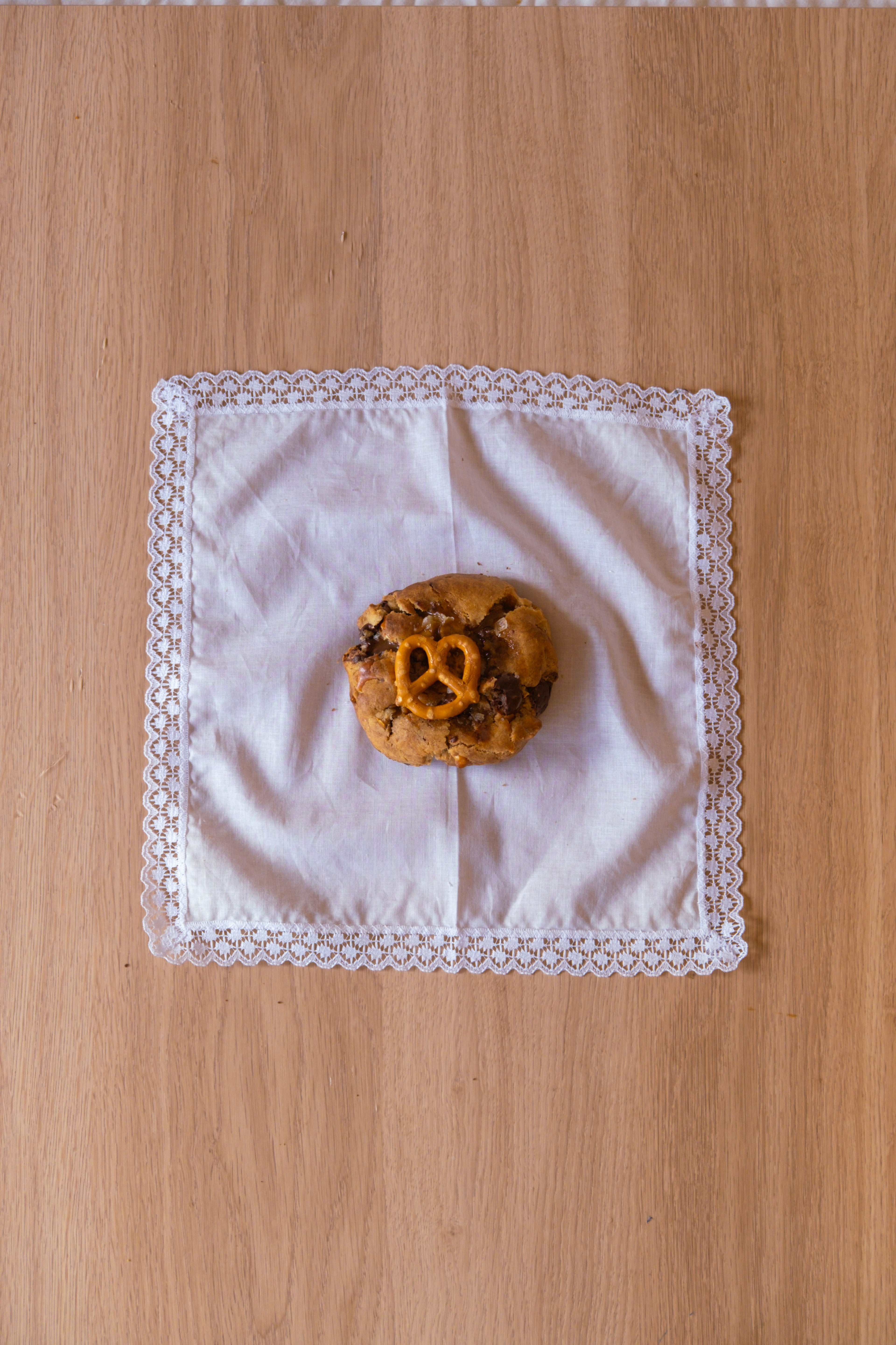 pretzel salted caramel cookie