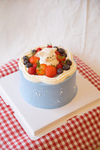 puppy in berries' garden