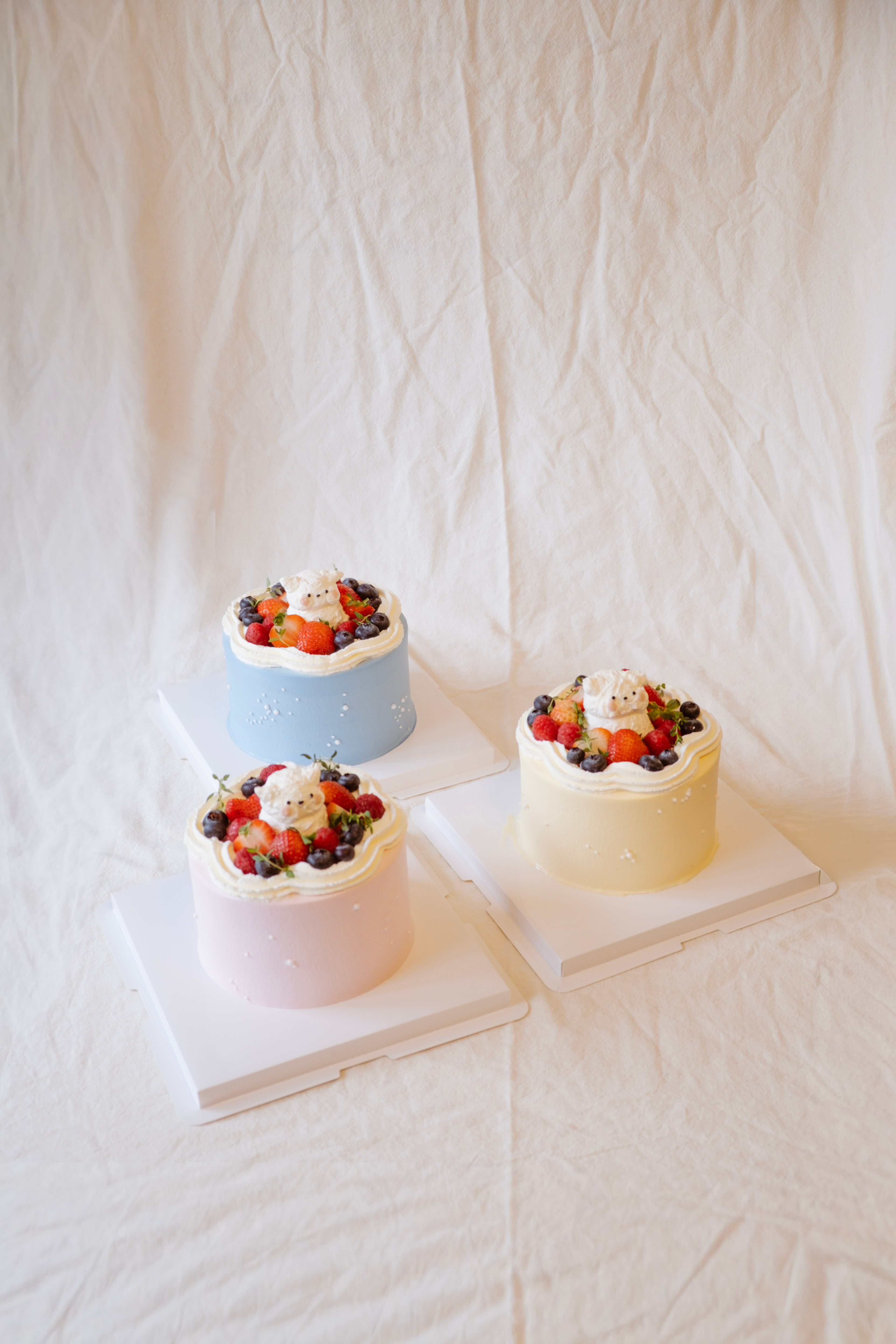 puppy in berries' garden