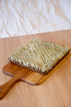 Matcha mochi brownie