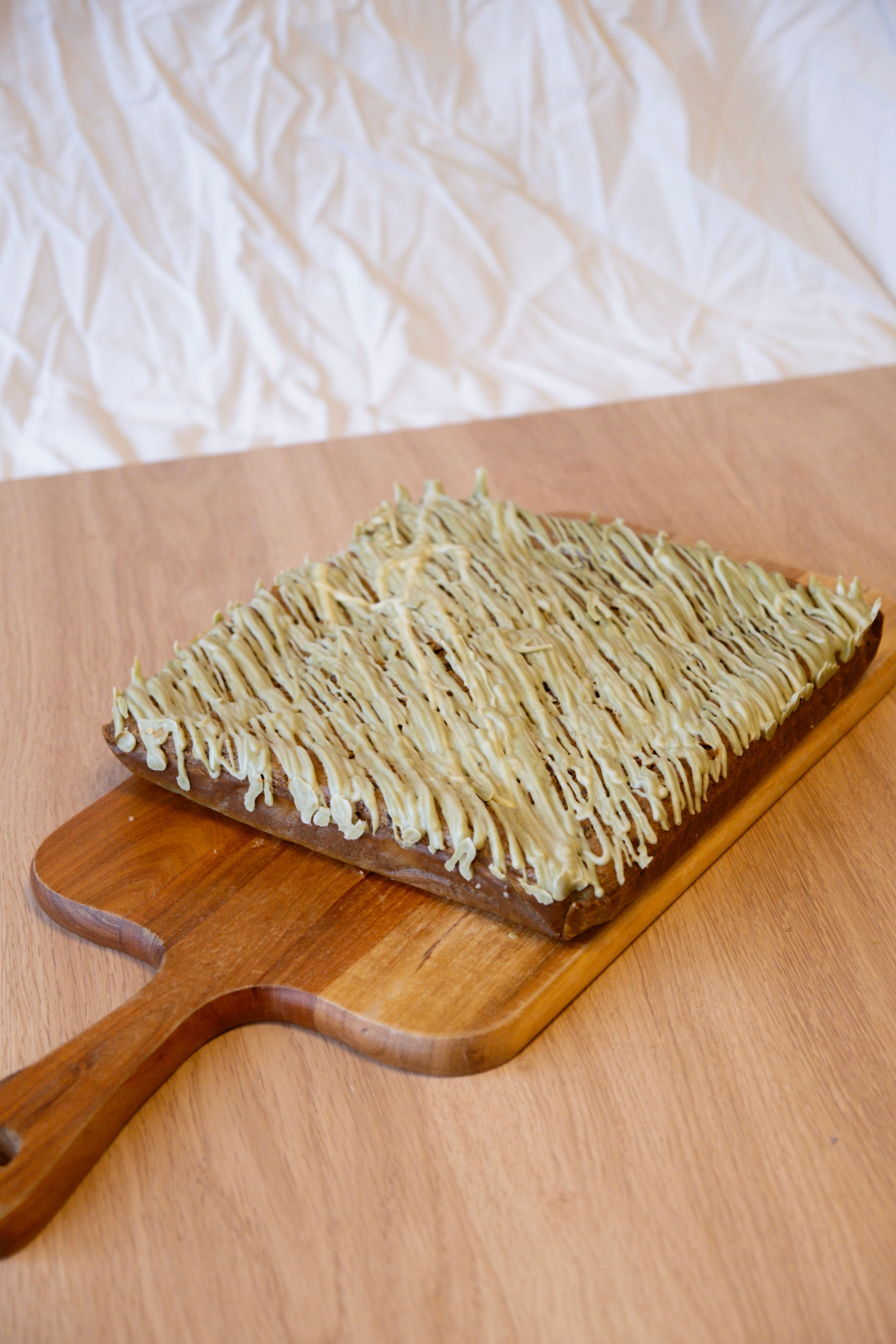 Matcha mochi brownie