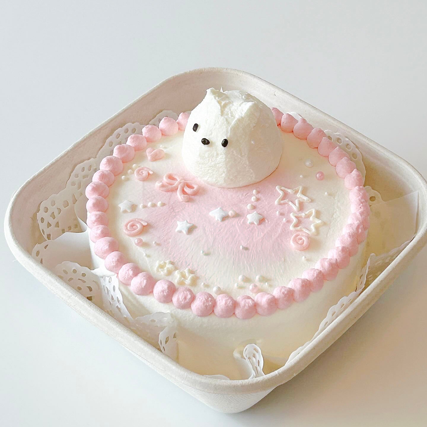 [krabicový dort] Růžový čmáranice