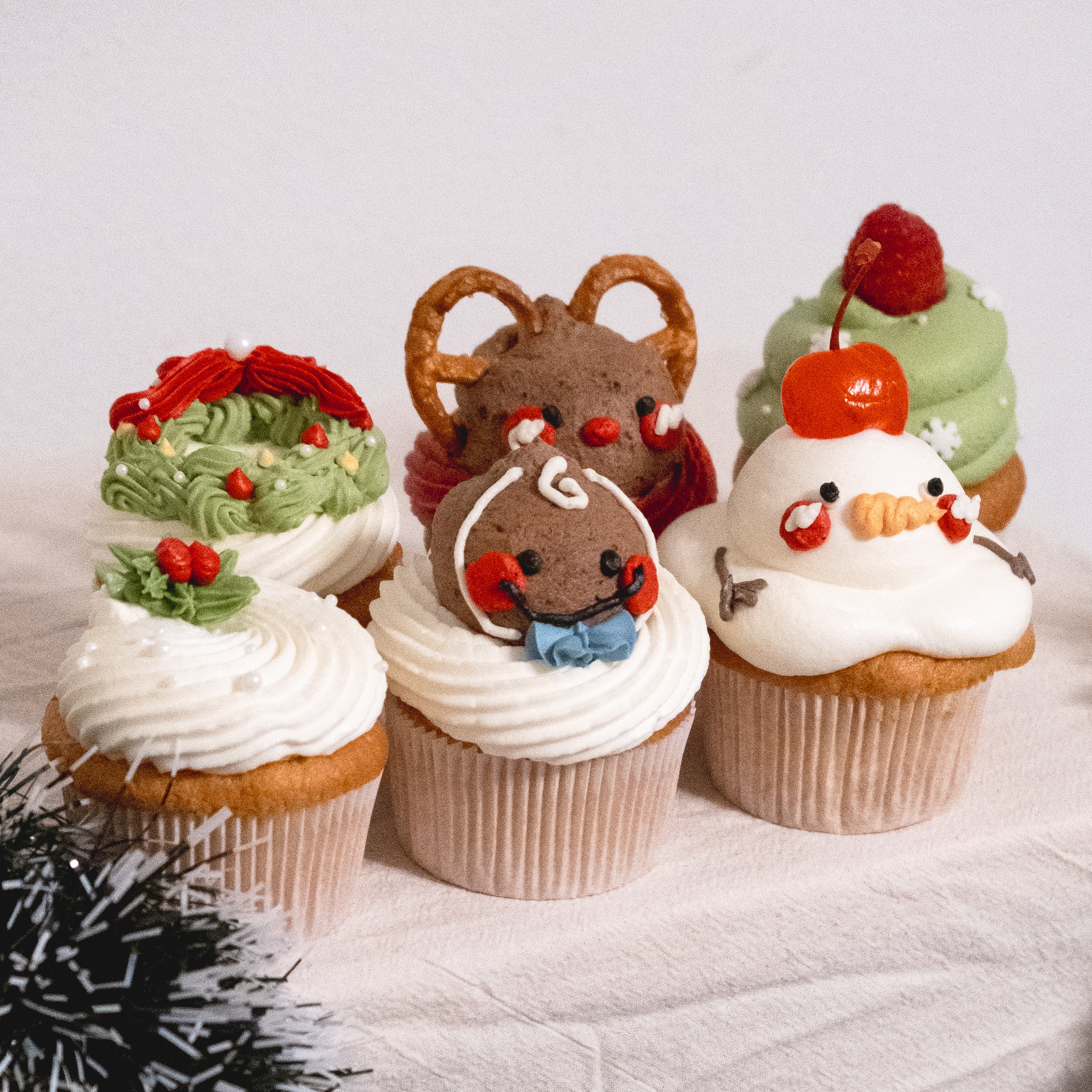 [🎄Christmas] cupcake set