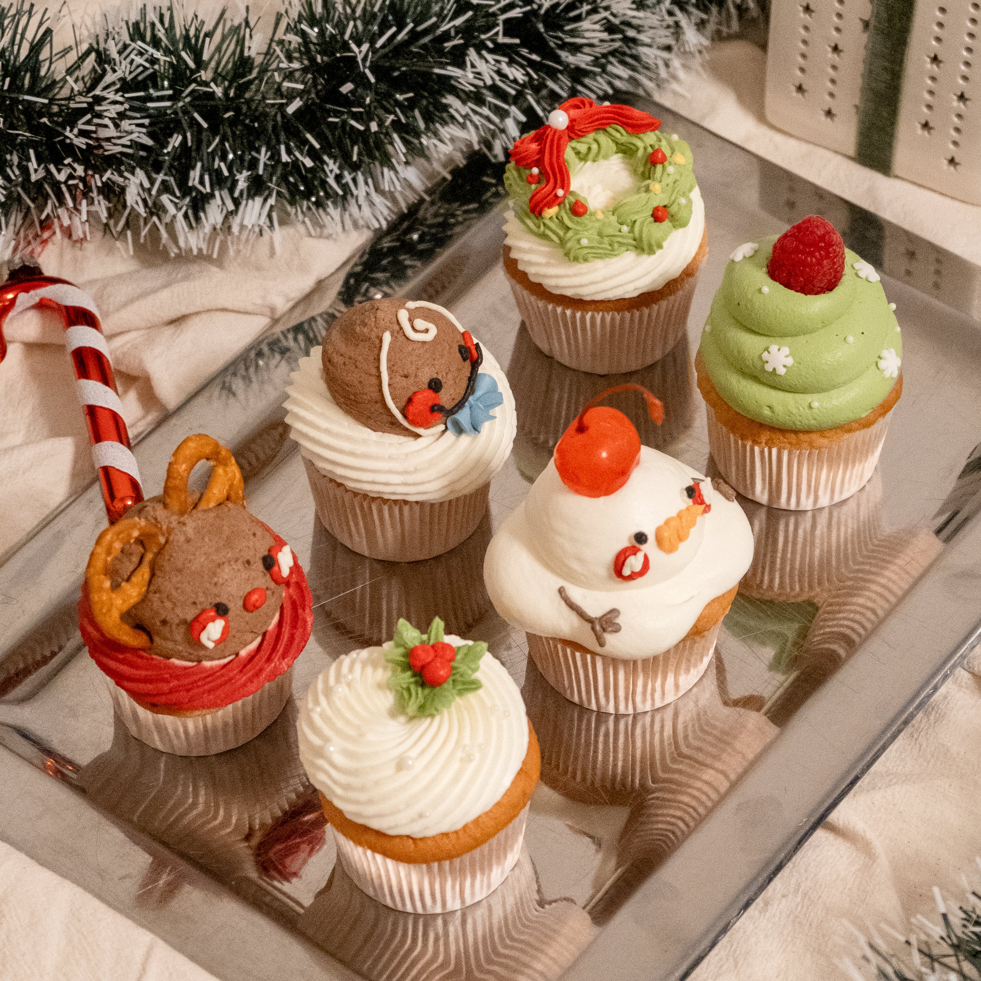 [🎄Christmas] cupcake set