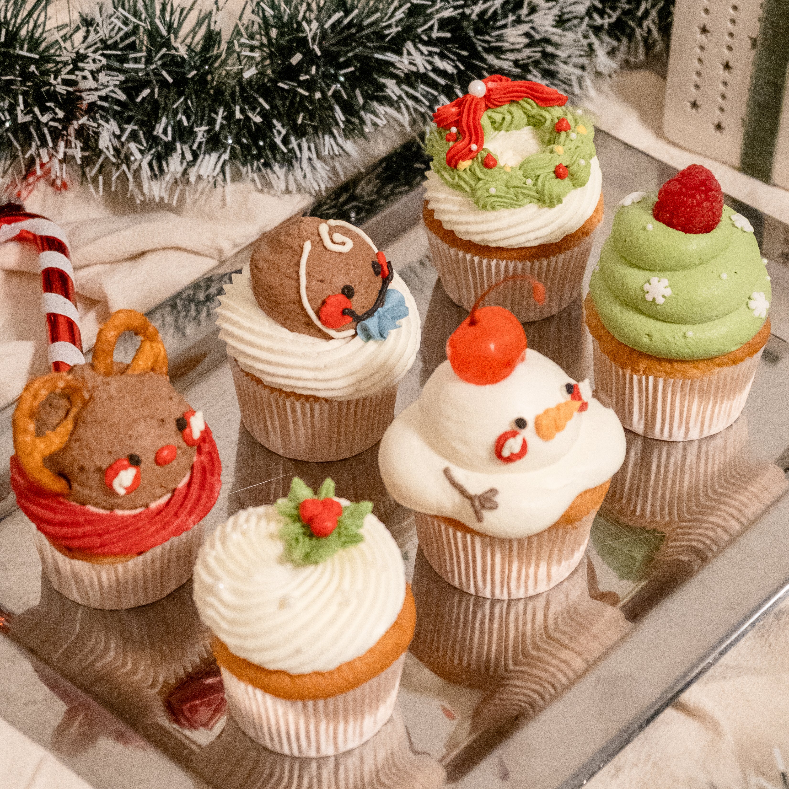 [🎄Christmas] cupcake set