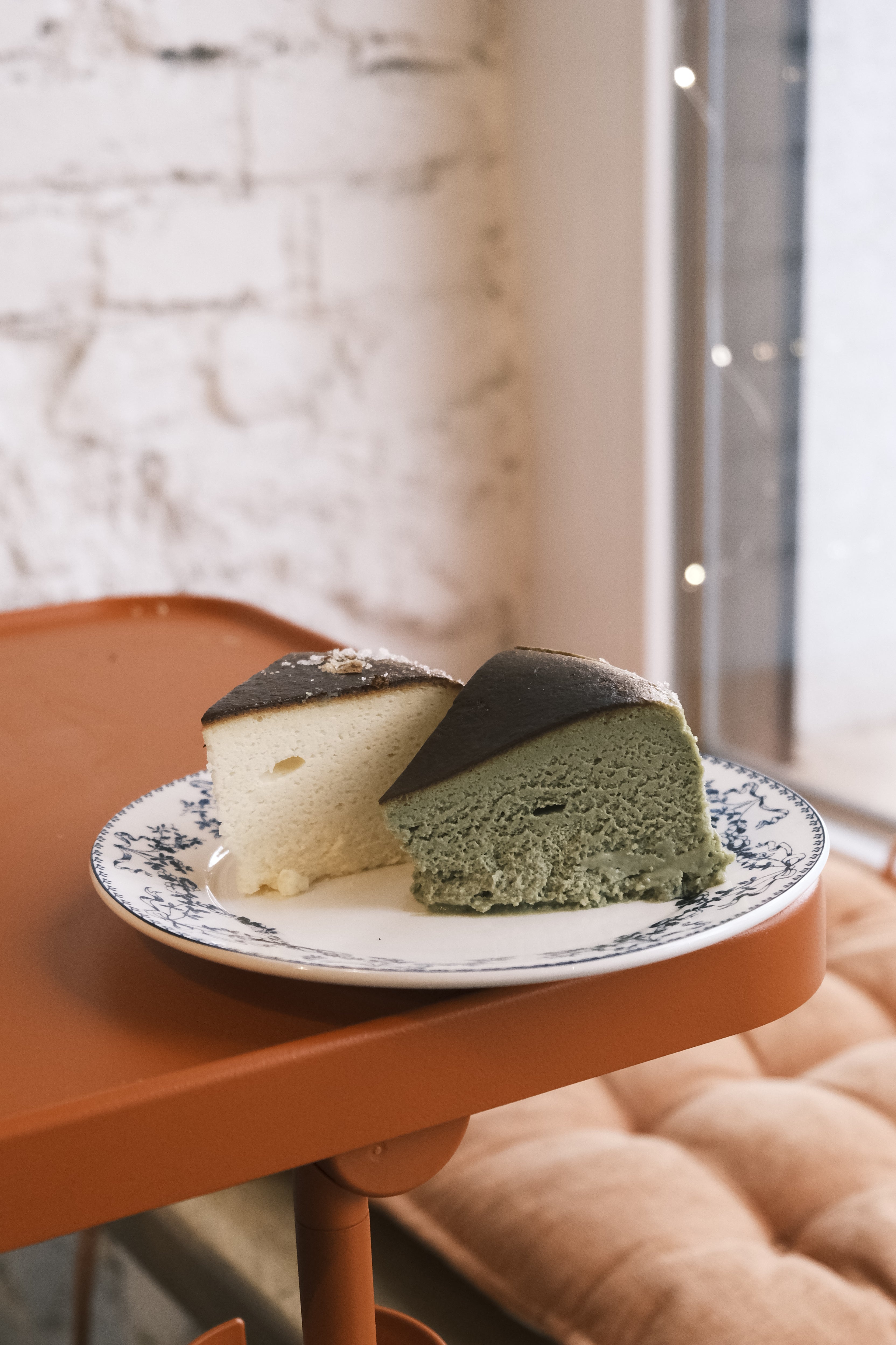 Matcha Soufflee cheese cake